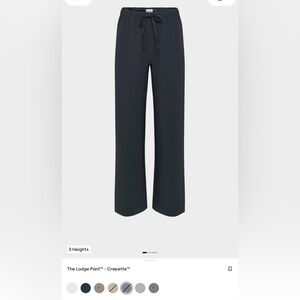 Wilfred Navy Lodge Crepette Pants Large Short